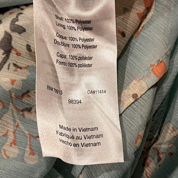 Motherhood Floral Tiered Midi Dress, Mint Green, M - Picture 5 of 11